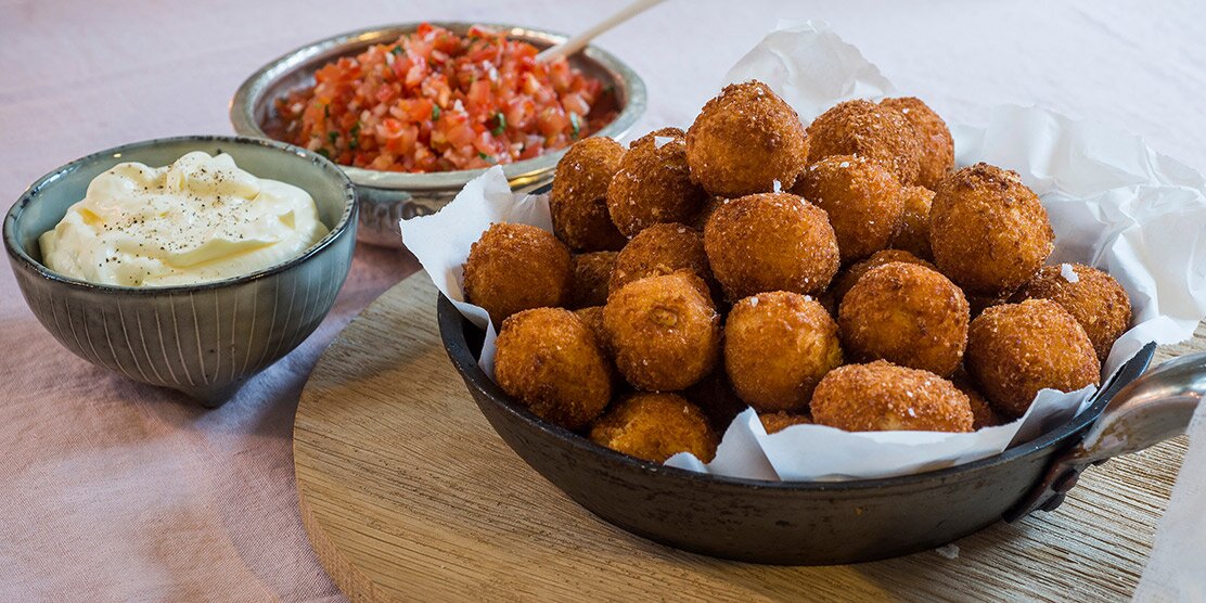 Bolinhos with Norwegian clipfish