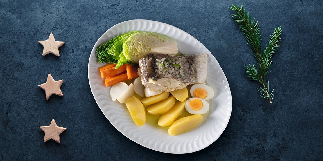 Norwegian Clipfish with everything